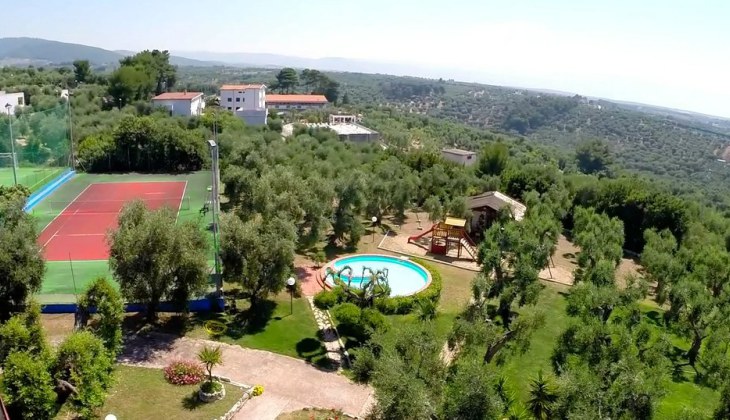 panorama del villaggio uliveto